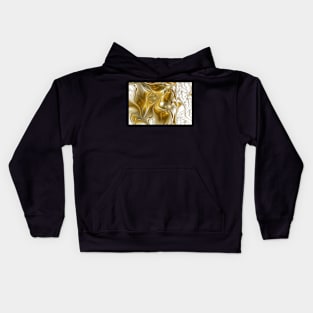 Golden marble Kids Hoodie